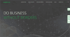Desktop Screenshot of amexia-offshore.com