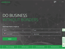 Tablet Screenshot of amexia-offshore.com